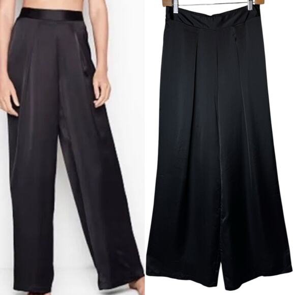 Victoria’s Secret Satin Wide Leg Pants - Picture 1 of 5